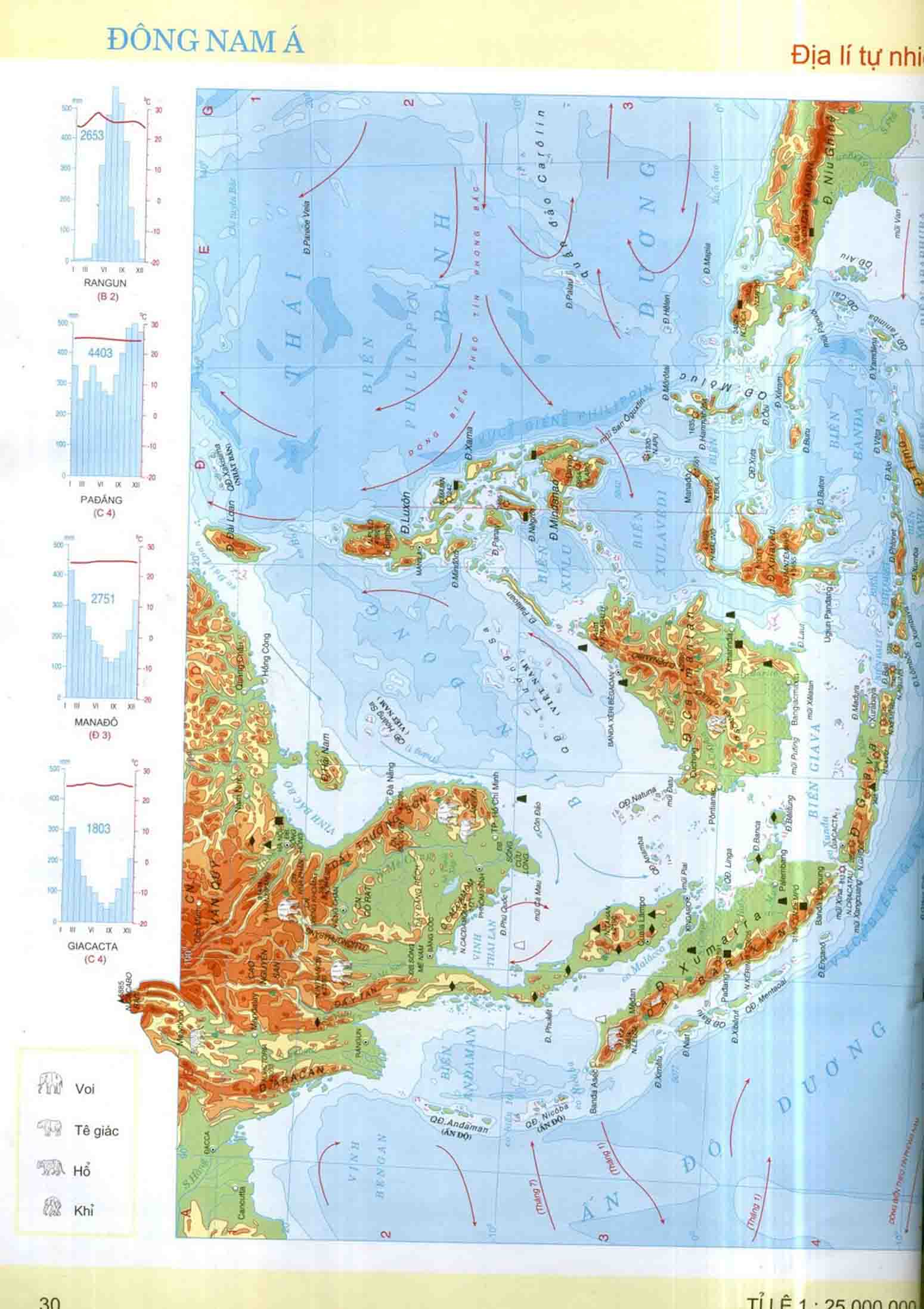 Bản đồ Đông Nam Á
