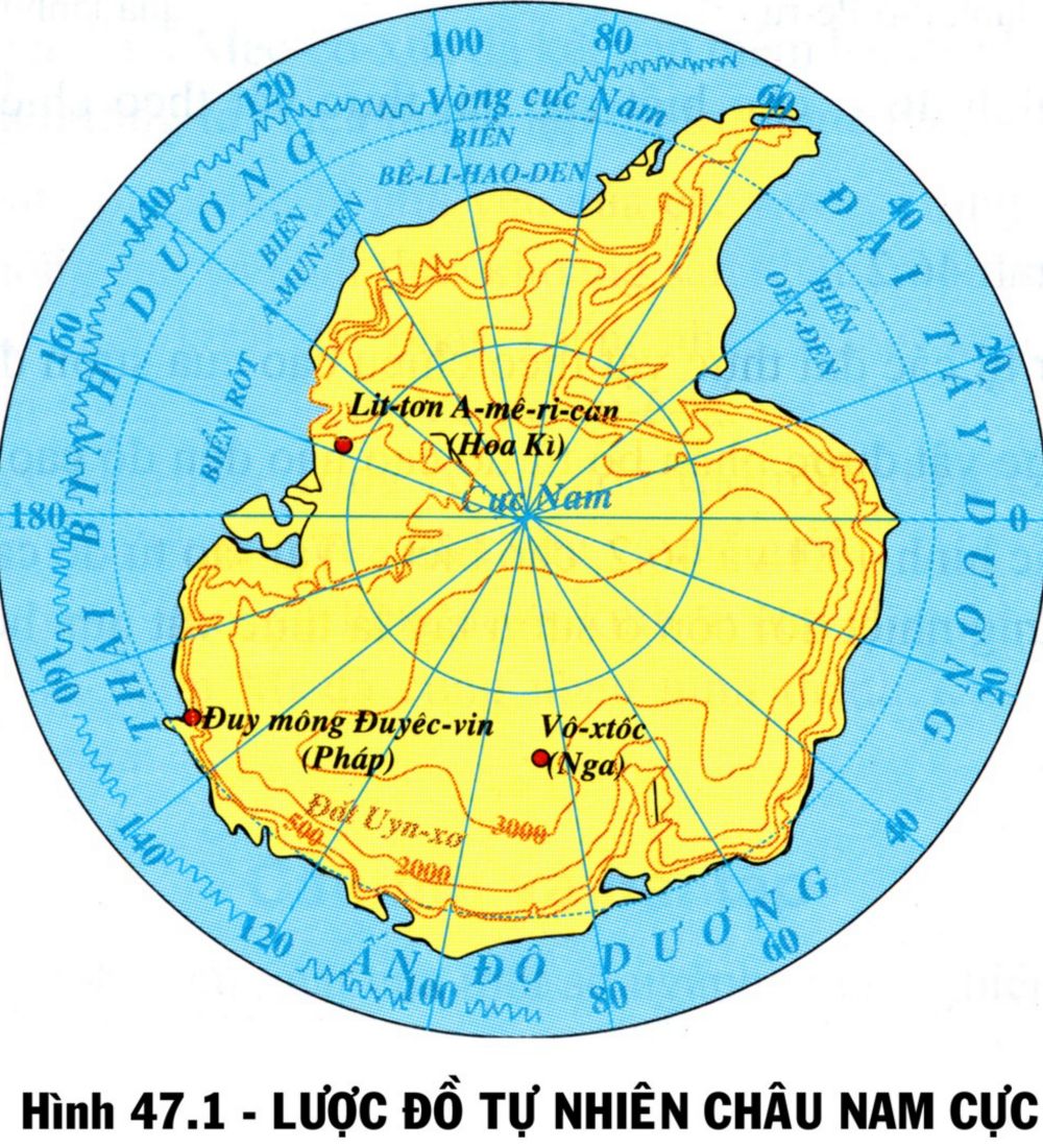Bản đồ Châu Nam Cực