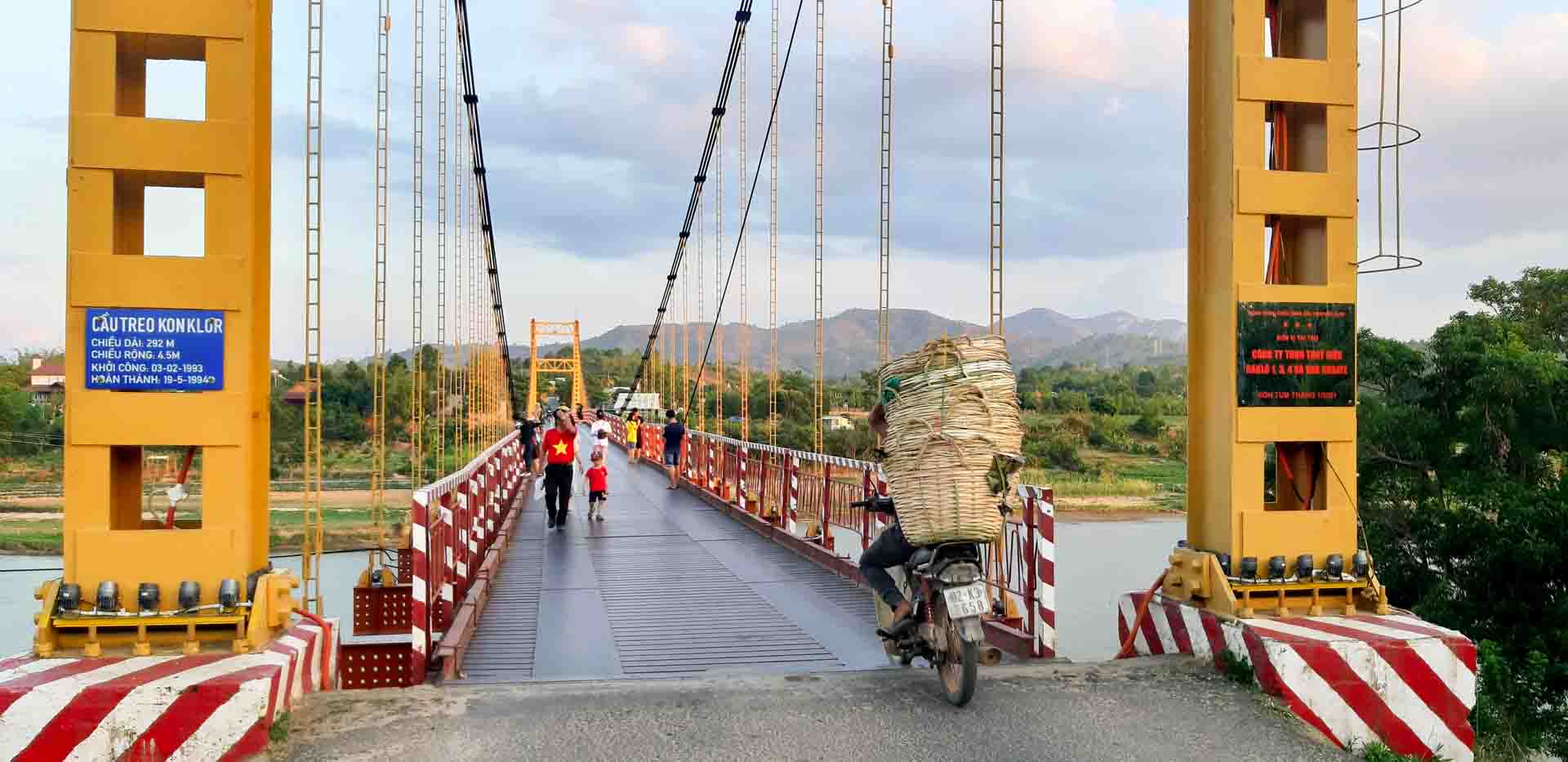 Cầu treo Kon Klor (Điểm du lịch Tp Kon Tum)