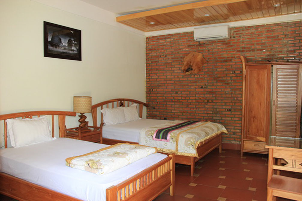 Phòng ngủ Khách sạn Xanh | Green Hotel | Tp Kon Tum 