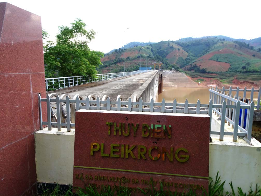Trung tâm điều hành nhà máy thủy điện Pleikrông tỉnh Kon Tum 