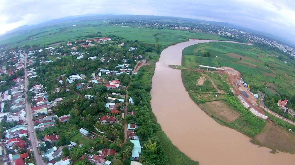 Sông Đăk Bla đoạn qua thành phố Kon Tum