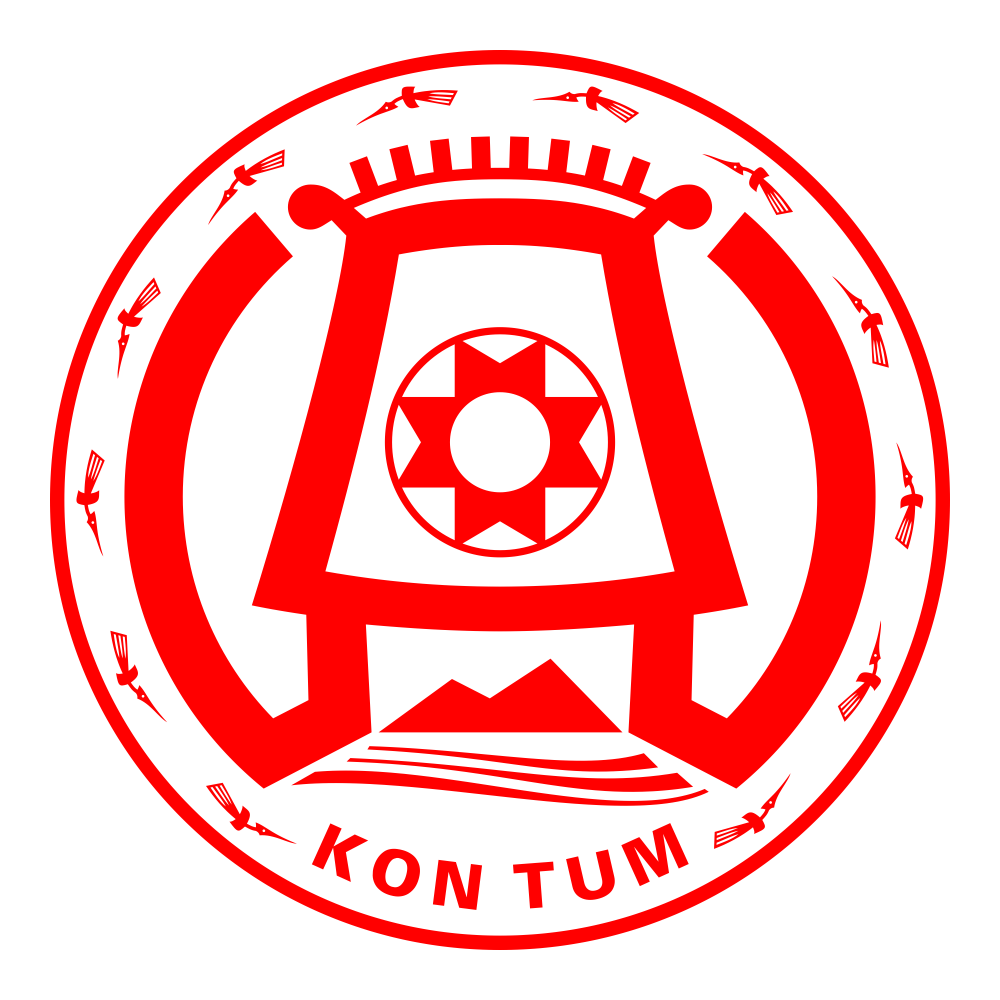 Hình ảnh logo biểu tượng chính thức tỉnh Kon Tum