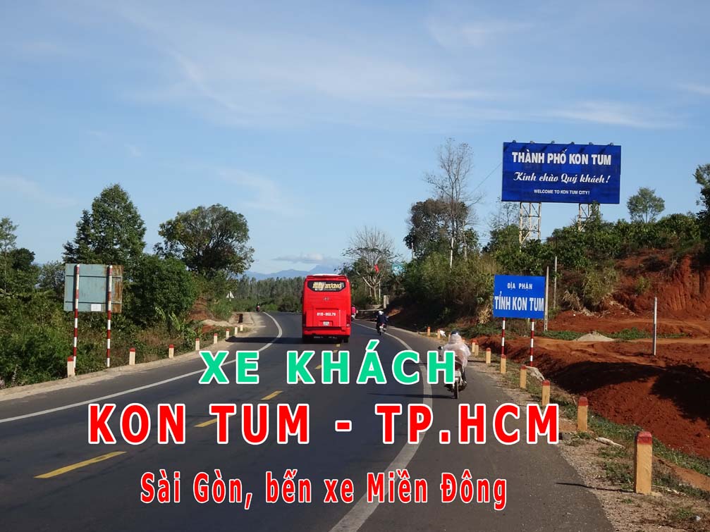 Xe khách Kon Tum đi TP HCM